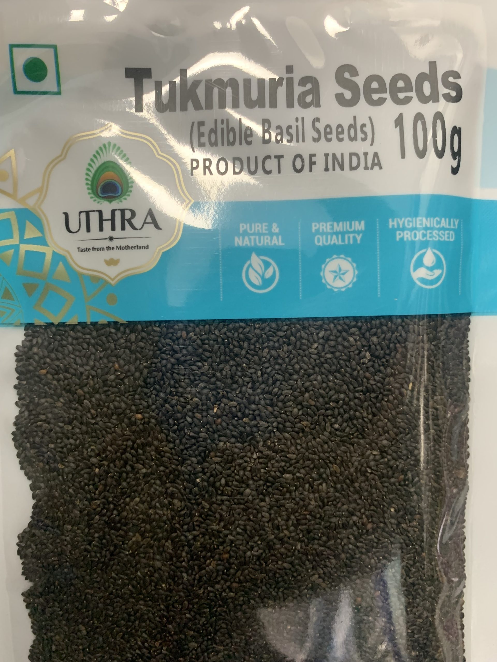 Uthra Tukmuria Seeds 100g (Basil Seeds)