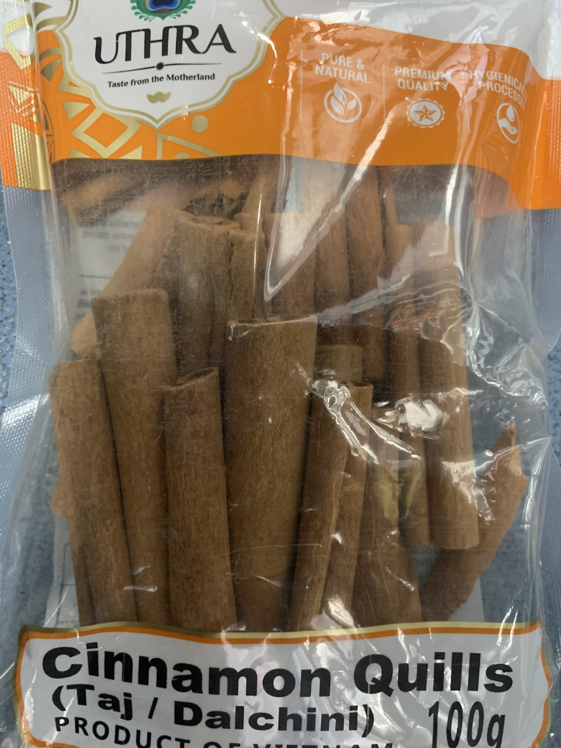 Uthra Cinnamon Sticks 100g