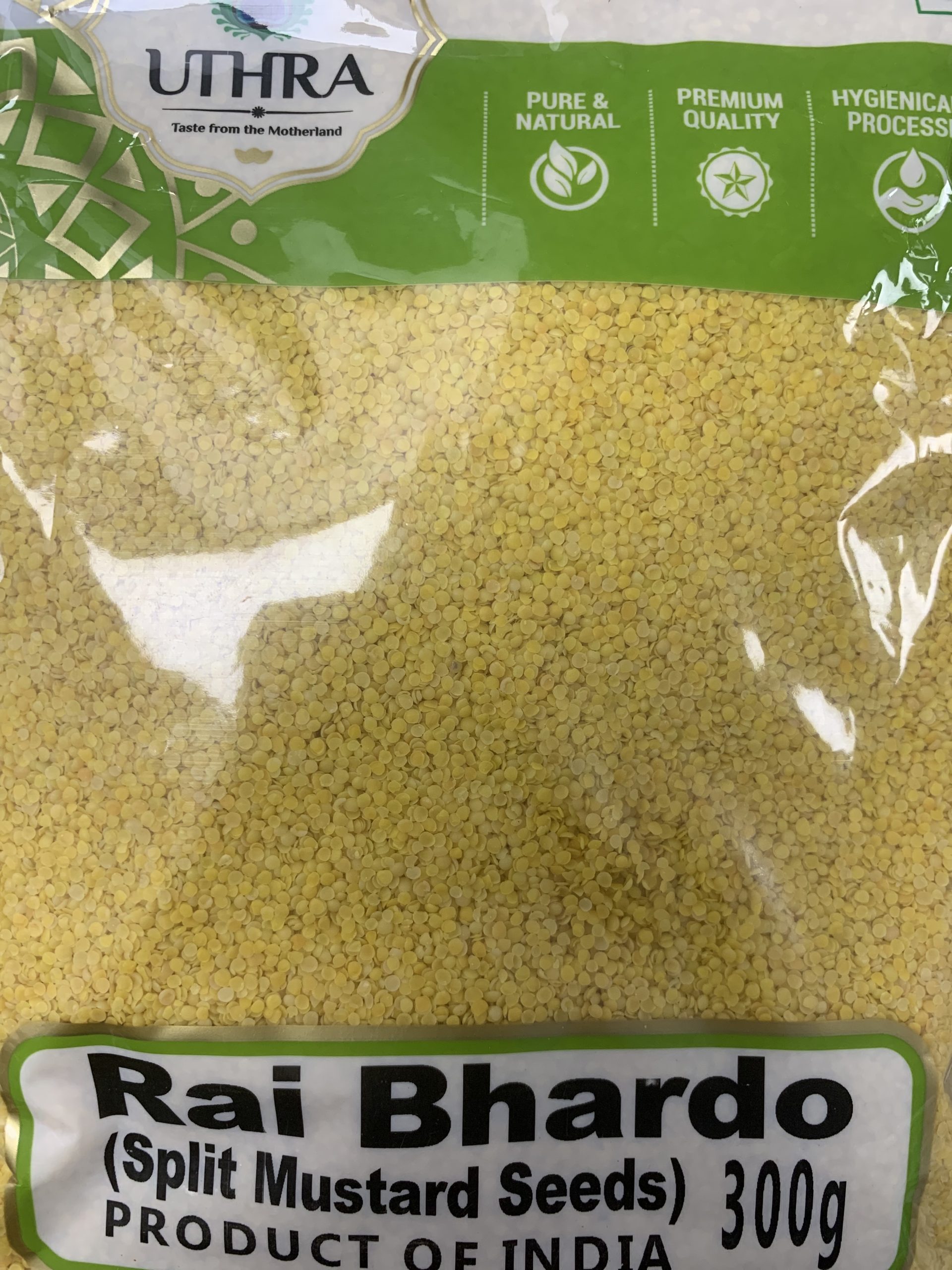 Uthra Rai Bhardo (split mustard seeds )300g