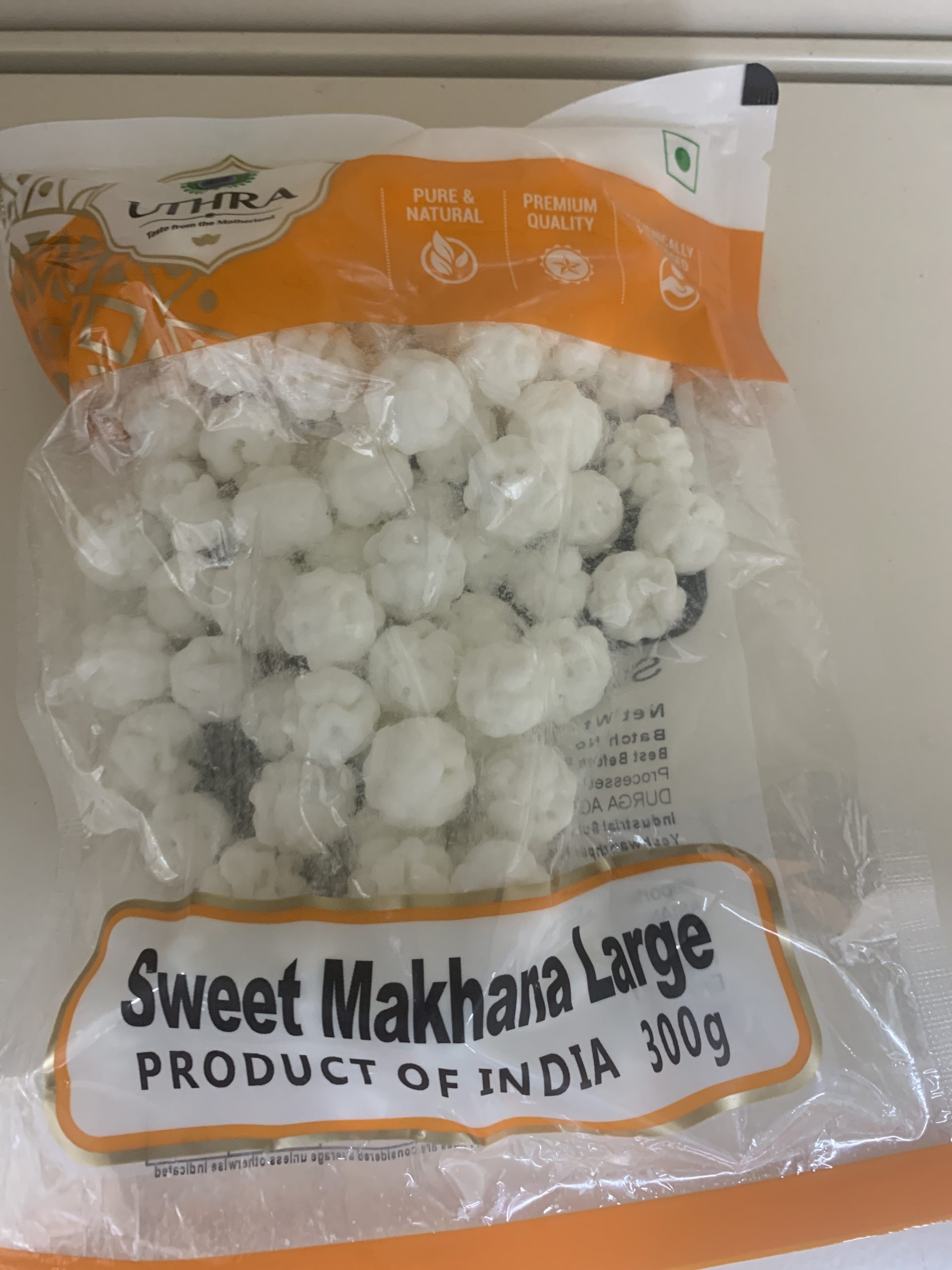 Uthra Sweet Makhana large 300g