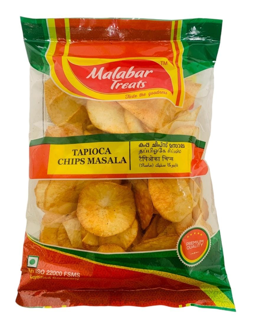 Malabar Treats Tapioca Chips Masala 150g