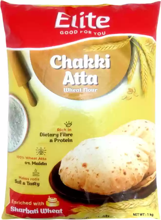 Elite Whole Wheat Chakki Atta 5kg