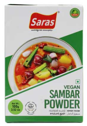 Saras Vegan Sambar Powder 200g