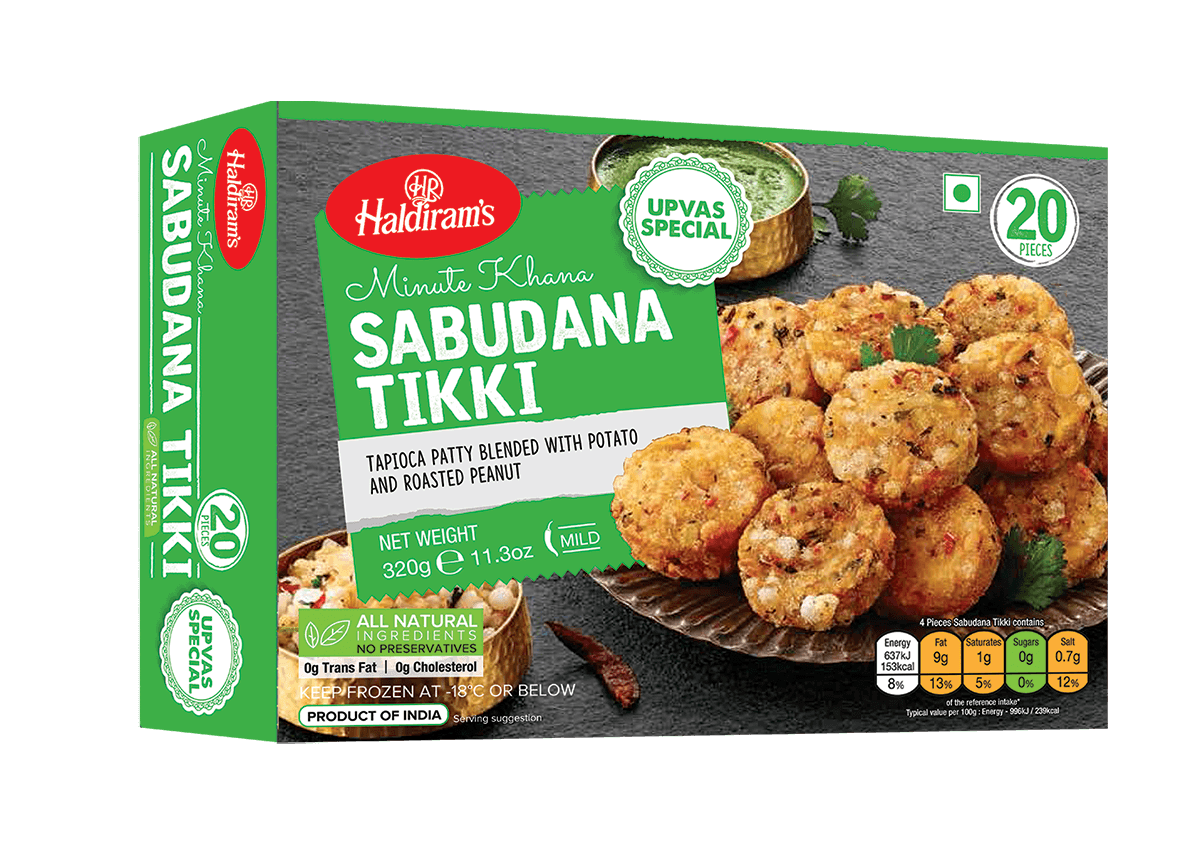 Haldirams Sabudana Tikki 320g